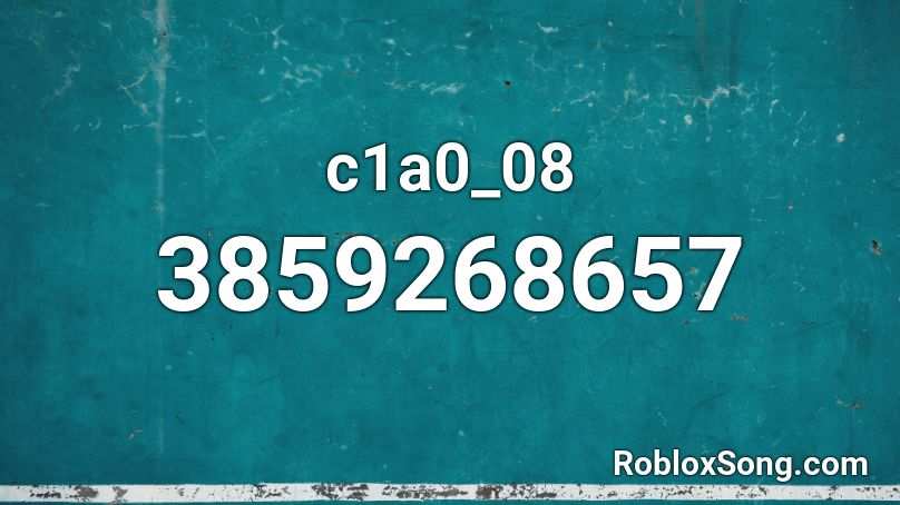c1a0_08 Roblox ID