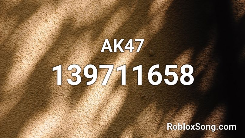 AK47 Roblox ID