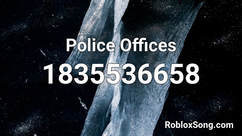 Police Offices Roblox ID
