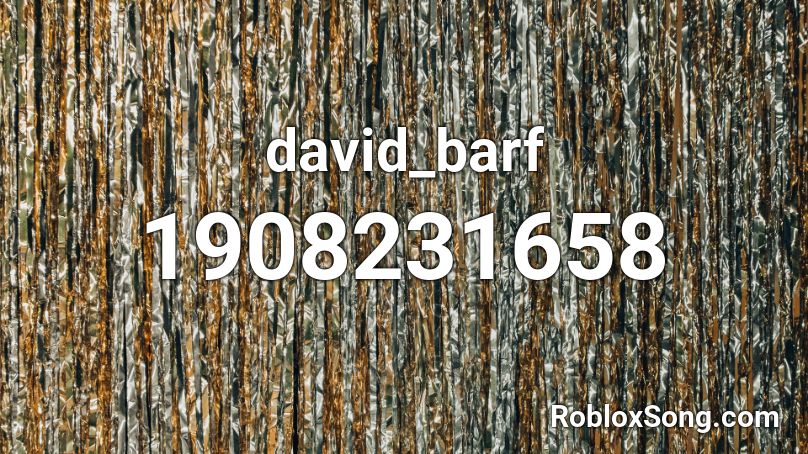 david_barf Roblox ID