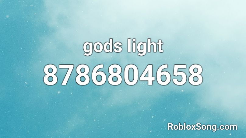 gods light Roblox ID