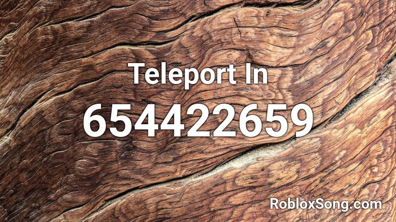 Teleport In Roblox ID