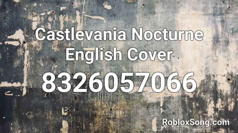 Castlevania Nocturne English Cover Roblox ID