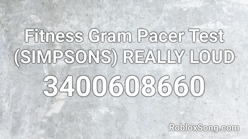 Pacer Test - Roblox