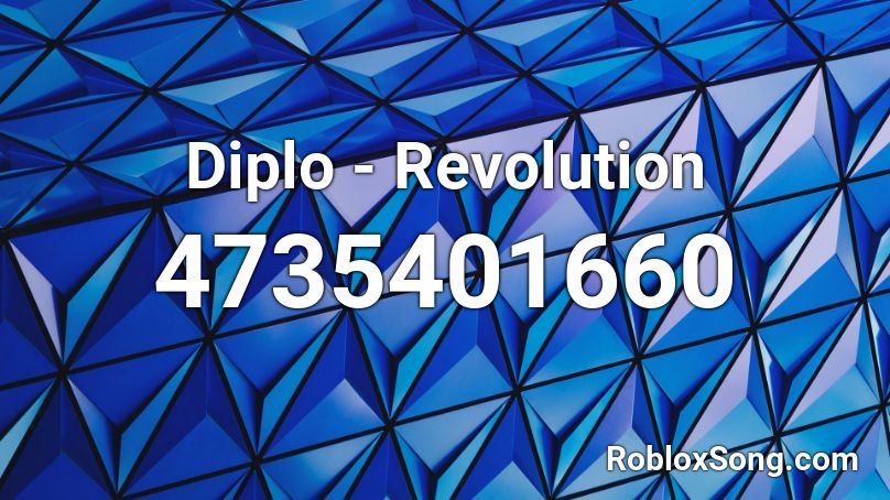 Diplo - Revolution Roblox ID