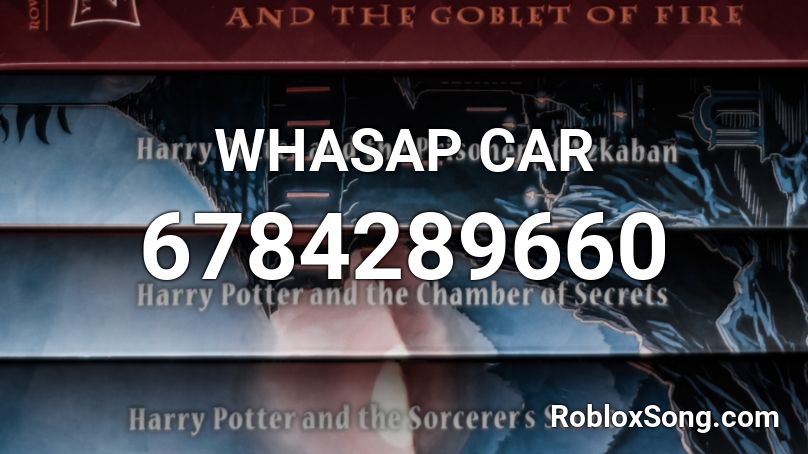 WHASAP CAR Roblox ID