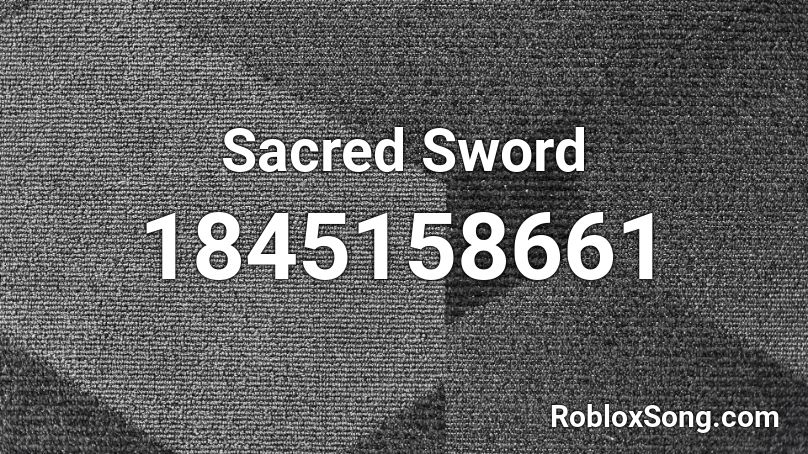 Sacred Sword Roblox ID