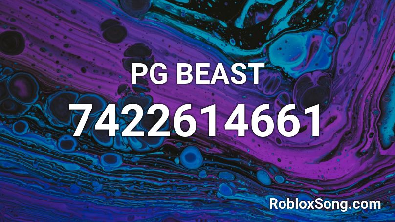 PG BEAST Roblox ID
