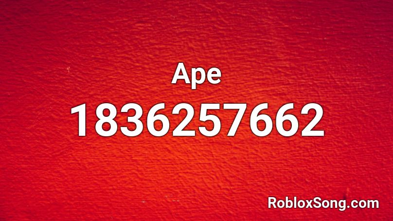 Ape Roblox ID