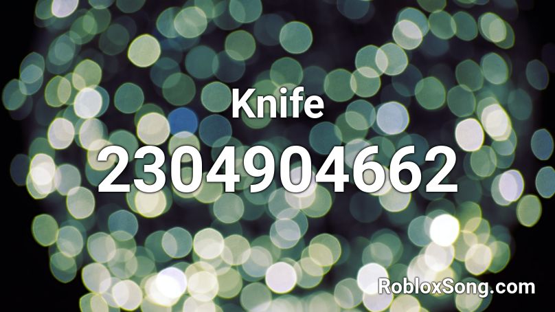 Knife Roblox ID