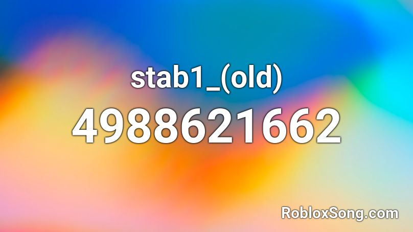 stab1_(old) Roblox ID