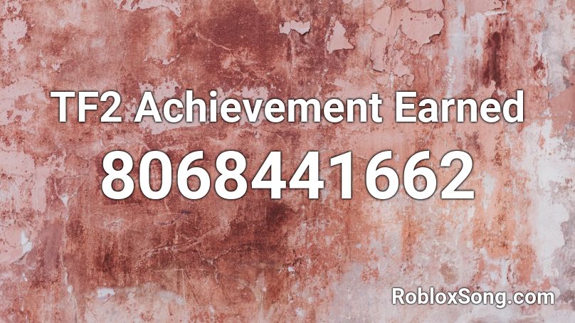 TF2 Achievement Earned Roblox ID