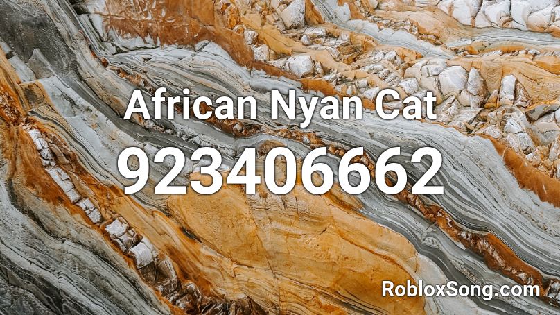 African Nyan Cat Roblox ID