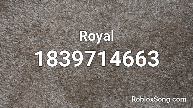 Royal Roblox ID