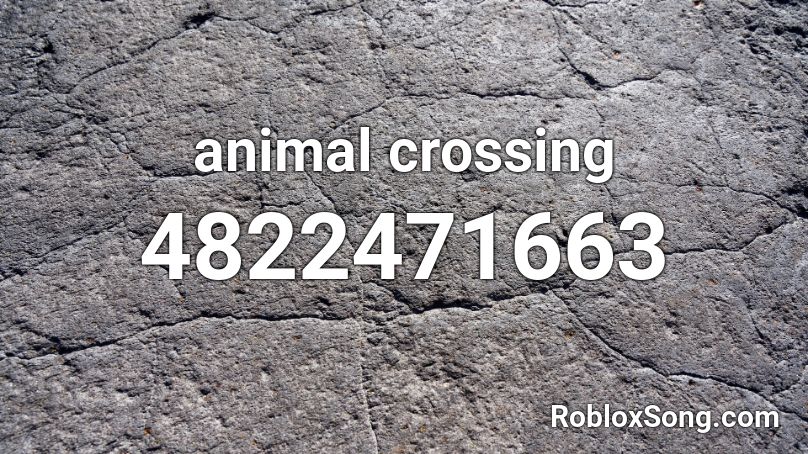 animal crossing  Roblox ID