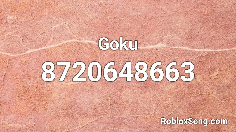 Goku Roblox ID