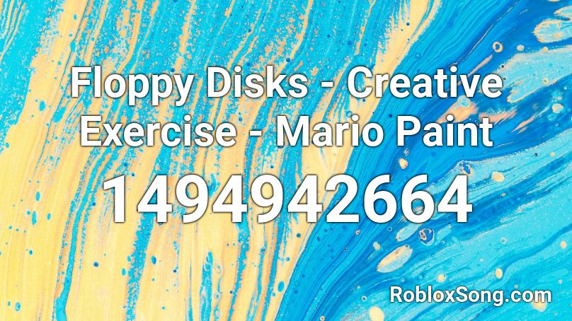 Floppy Disks - Creative Exercise - Mario Paint Roblox ID