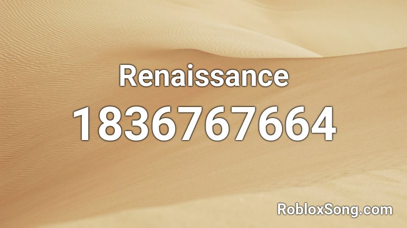 Renaissance Roblox ID