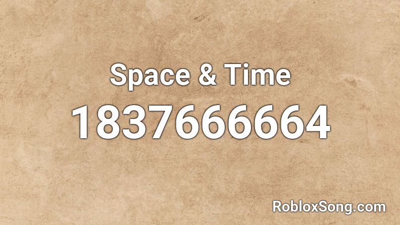 Space & Time Roblox ID