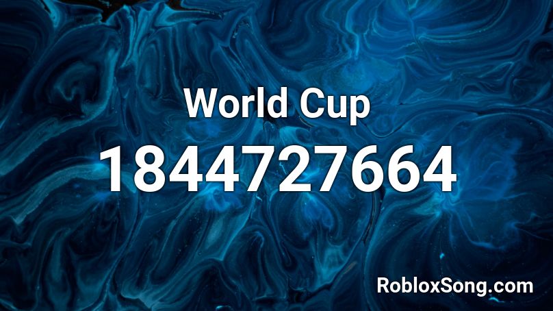 World Cup Roblox ID