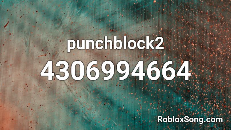 punchblock2 Roblox ID
