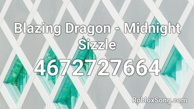 Blazing Dragon - Midnight Sizzle Roblox ID