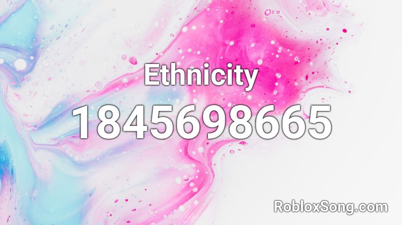 Ethnicity Roblox ID