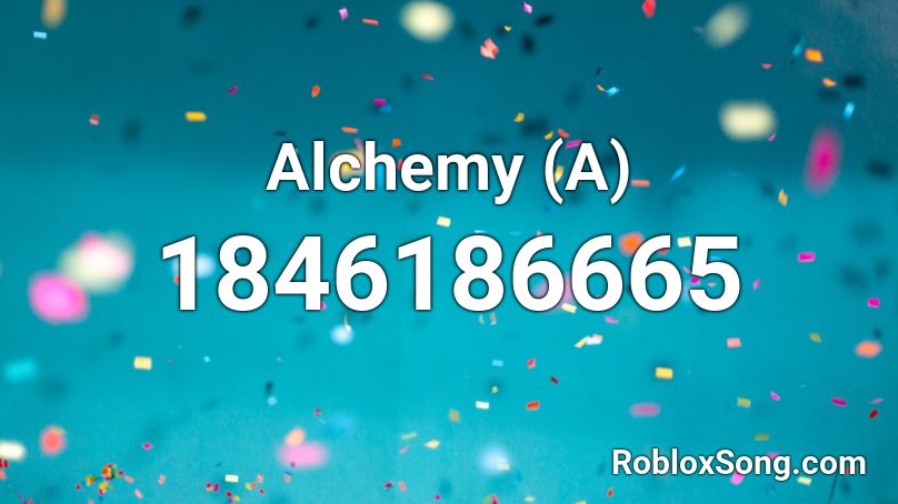 Alchemy (A) Roblox ID