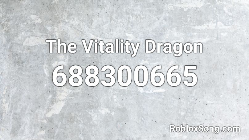 The Vitality Dragon Roblox ID
