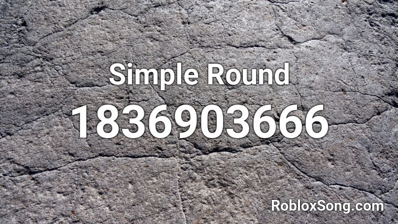 Simple Round Roblox ID