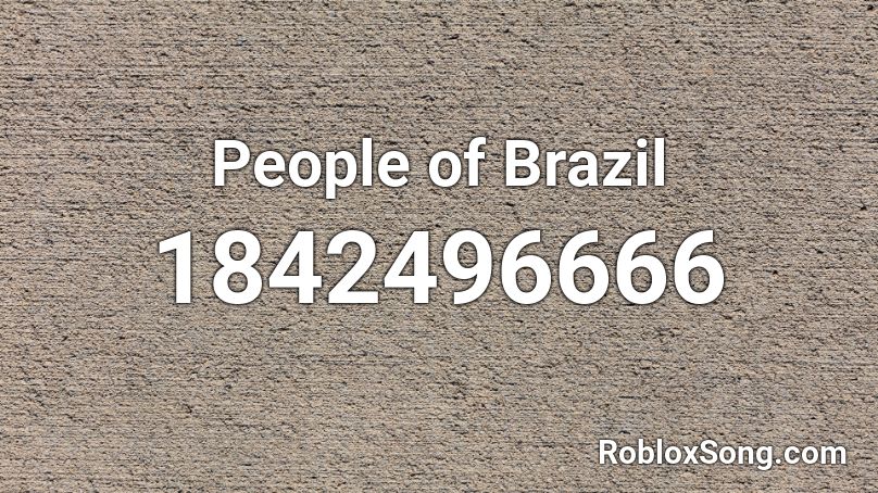 People of Brazil Roblox ID