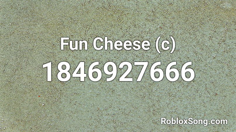 Fun Cheese (c) Roblox ID