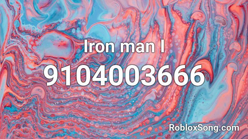 Iron man I Roblox ID