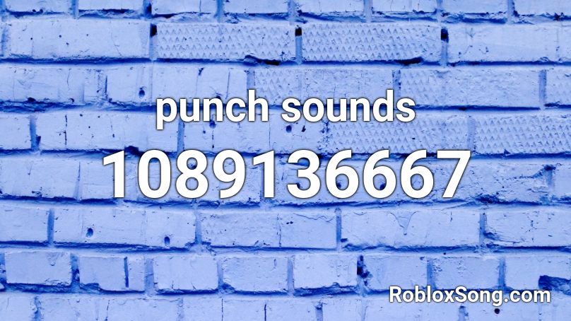 punch sounds Roblox ID