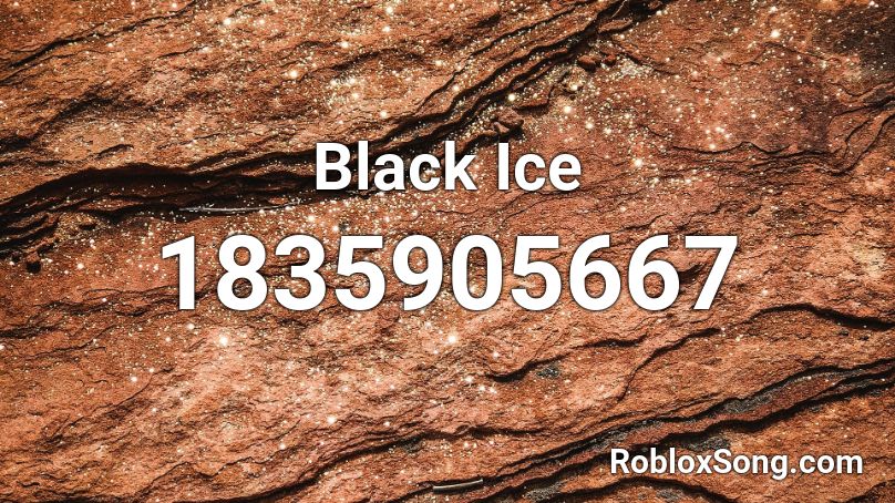 Black Ice Roblox ID