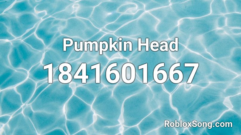 Pumpkin Head Roblox ID