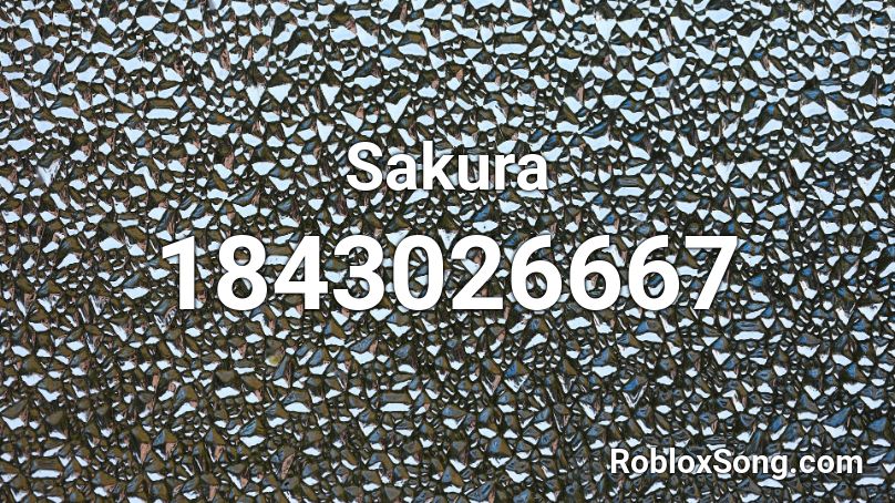 Sakura Roblox ID