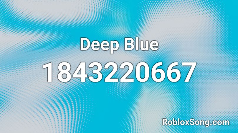 Deep Blue Roblox ID