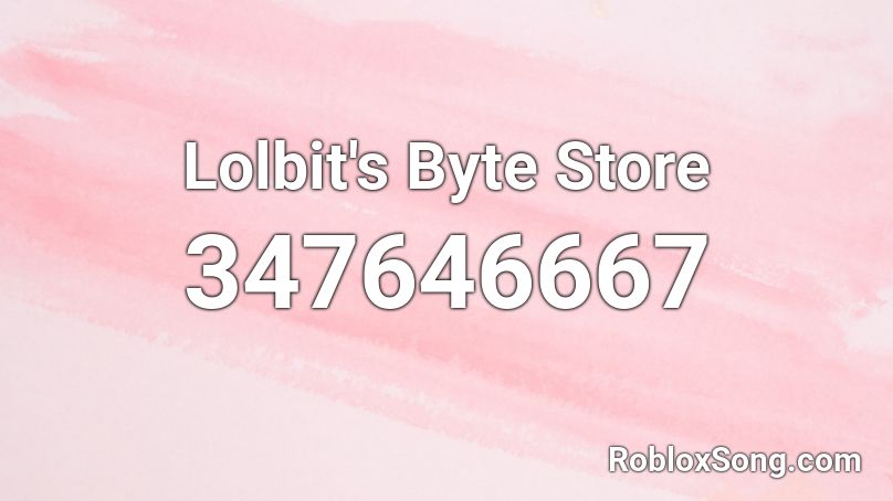 Lolbit's Byte Store Roblox ID