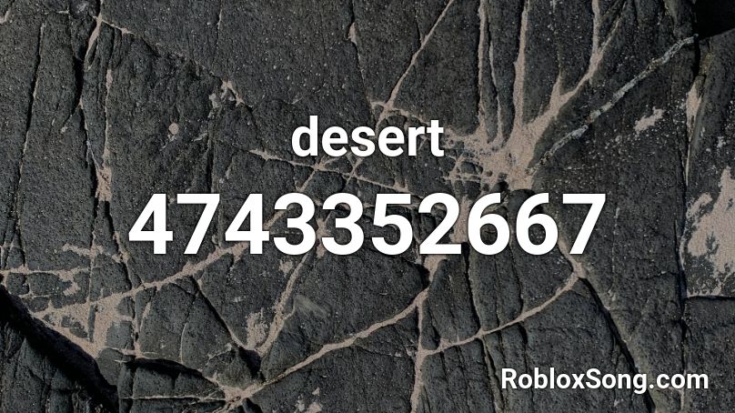 desert Roblox ID