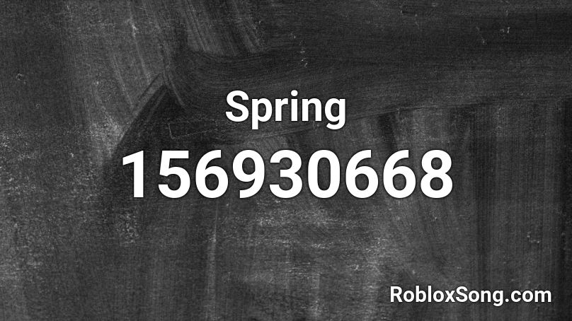 Spring Roblox ID