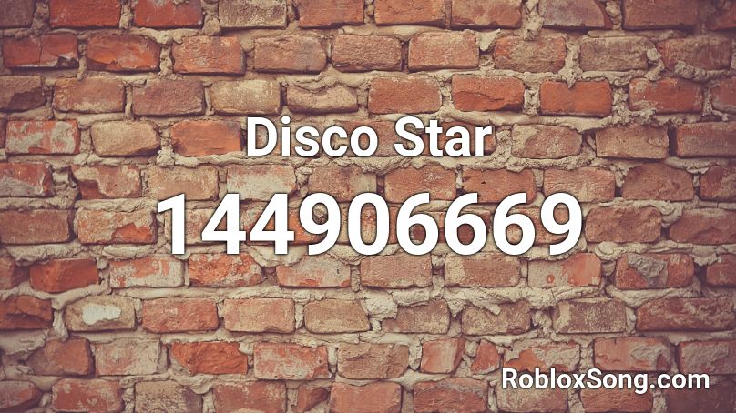 Disco Star Roblox ID