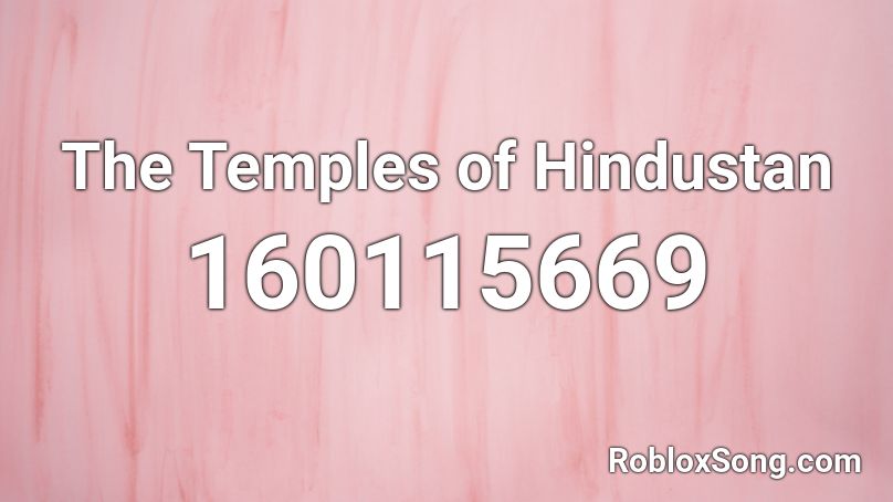 The Temples of Hindustan Roblox ID