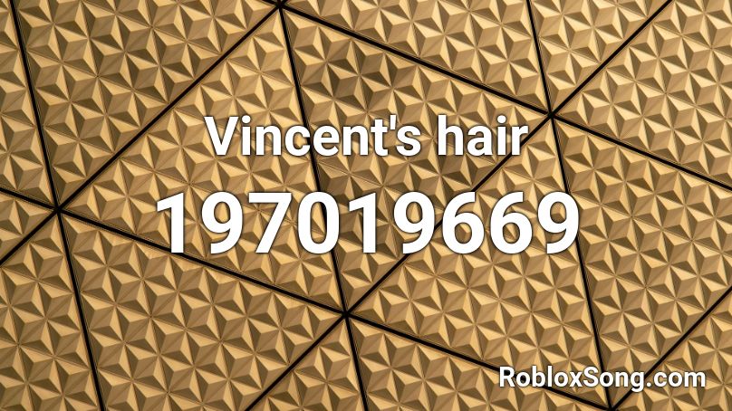Vincent's hair Roblox ID