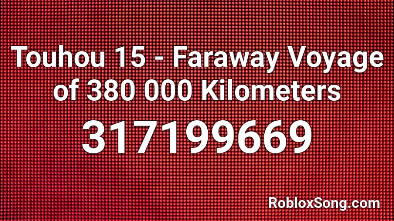 faraway voyage of 380 000 kilometers piano