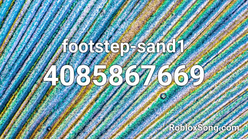 footstep-sand1 Roblox ID