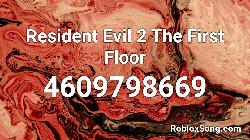 Resident Evil 2 The First Floor Roblox ID