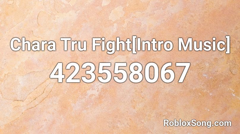 intro mus Roblox ID