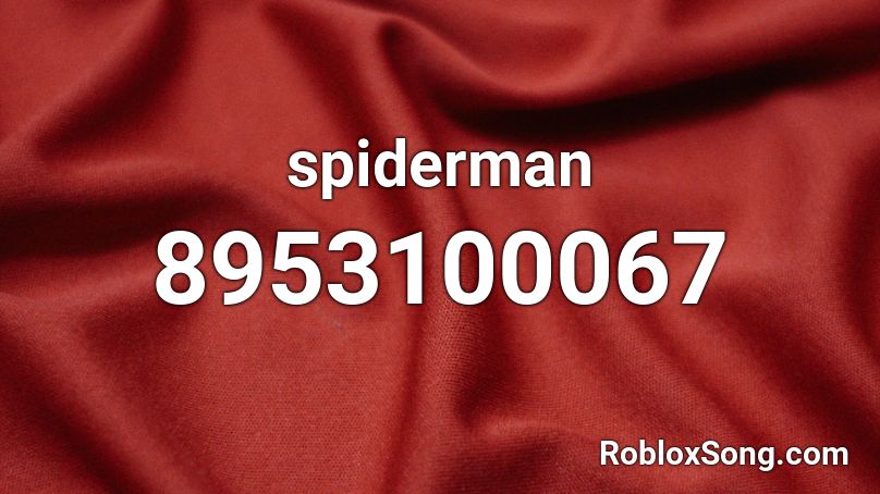 spiderman Roblox ID