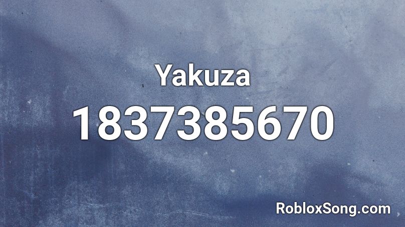 Yakuza Roblox ID